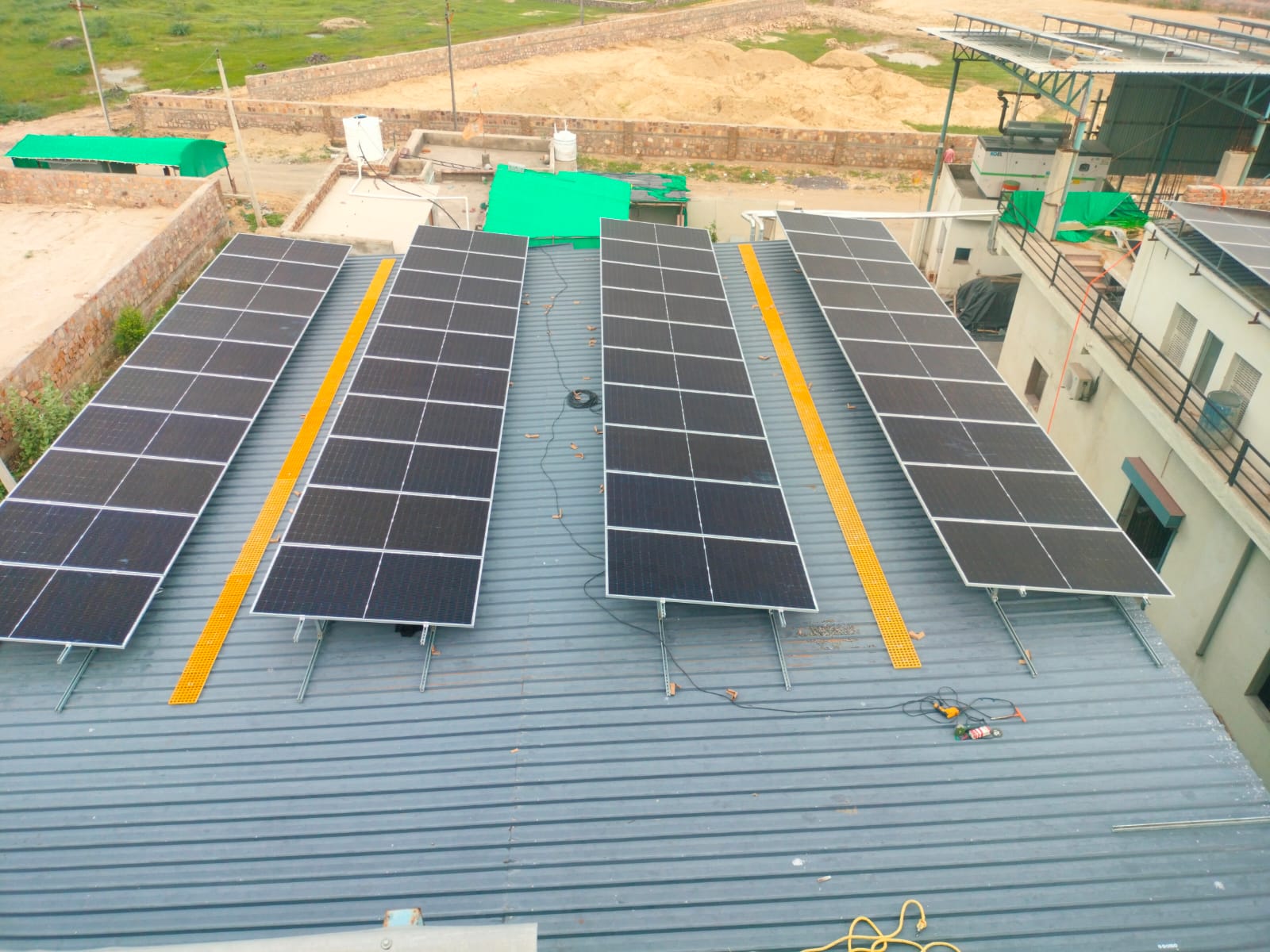 Modern Solar Installation